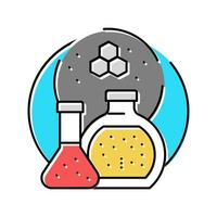 ilustración de vector de icono de color de productos químicos especiales