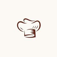 Chef hat bakery logo icon graphic vector