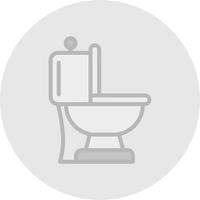 icono de vector de baño