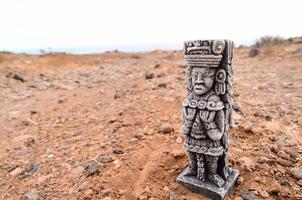 Pre Columbian miniature on the ground photo