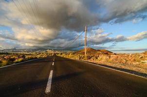 Scenic road view photo