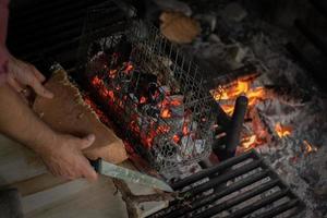 Raclette Fire Cheese photo
