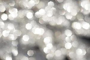 Abstract gray background with plenty of bokeh photo