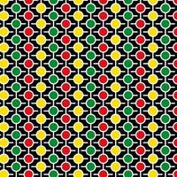 Black History Month Pattern vector
