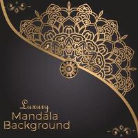 Luxury mandala background design vector