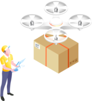 Drone delivery symbol png