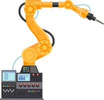 Roboter mit mechanischem Arm png