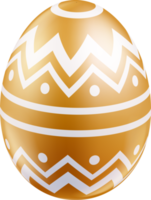 easter eggs gold color png