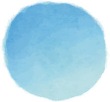 banner de círculo de color de agua png