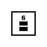 Ilustración de vector de icono plano simple de cartón de pila máxima