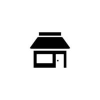 Store simple flat icon vector