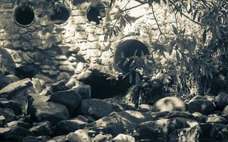 Small zen waterfall Table Mountain Nationalpark. Cape Town, South Africa. photo