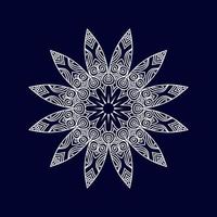 New mandala art vector illustration