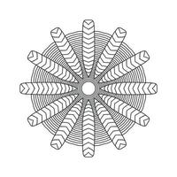 Mandala vector pattern design background
