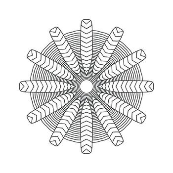 Mandala vector pattern design background