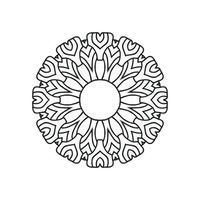 Ilustración de vector de fondo de mandala islámico
