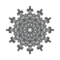 Ilustración de vector de diseño de fondo de mandala