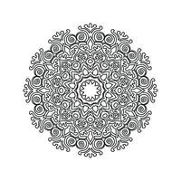 Ilustración de vector de fondo de mandala islámico