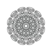 nueva flor mandala diseños vector ilustración