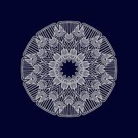 New mandala art vector illustration