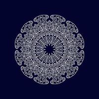 Islamic mandala background vector illustration