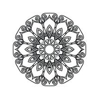 diseños de vectores de mandala de flores. fondo de arte mandala