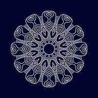 New mandala art vector illustration