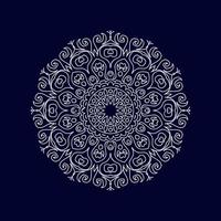 Mandala background design vector illustration