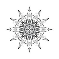 Flower mandala vector designs. Mandala art background