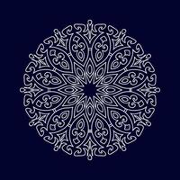 Mandala pattern design background vector illustration