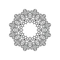 diseños de vectores de mandala de flores. fondo de arte mandala