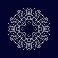 diseños de vectores de mandala de flores. fondo de arte mandala