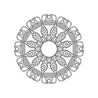 Mandala vector pattern design background
