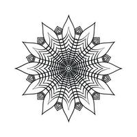 diseños de vectores de mandala de flores. fondo de arte mandala