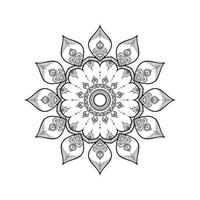 nuevos diseños de mandala ilustración vectorial vector