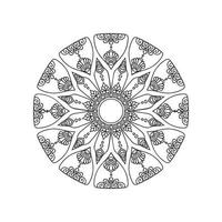 diseños de mandalas nuevo fondo de arte mandala vector