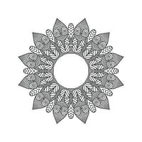 flor mandala fondo diseño vector ilustración