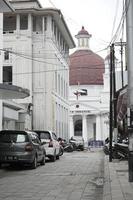 edificio del patrimonio colonial holandés, semarang, java central, indonesia. foto