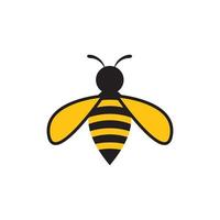 honey Bee Logo Template vector icon illustration