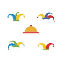 clown hat  illustration vector icon design
