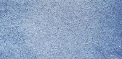 Close up crumpled craft paper blue texture and background with copy space photo