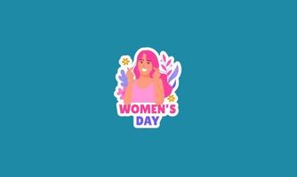 women day celebration vector illustration flat design