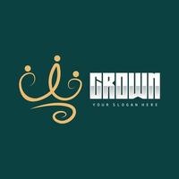 Crown Logo, King And Queen Icon Design, Vector Elegant, Simple, Template Illustration