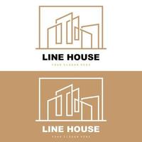 logotipo de la casa, diseño de muebles de construcción, vector de construcción, icono de marca de propiedad, bienes raíces, vivienda