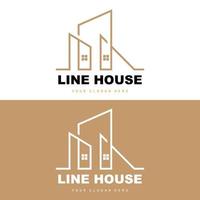 logotipo de la casa, diseño de muebles de construcción, vector de construcción, icono de marca de propiedad, bienes raíces, vivienda