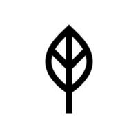 leaf icon, vector leaf icon, in trendy flat style isolated on white background. leaf icon image, leaf icon illustration