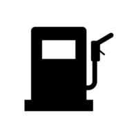 icono de gasolinera, icono de tráfico.gasolinera vectorial. ilustración en fondo blanco vector