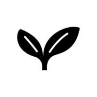 leaf icon, vector leaf icon, in trendy flat style isolated on white background. leaf icon image, leaf icon illustration
