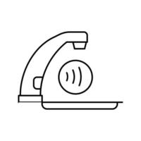 faucet contactless line icon vector illustration