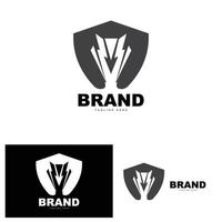 Trophy Logo Design, Award Winner Championship Trophy Vector, Success Brand vector